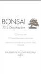 Mobile Screenshot of bonsaidecoracion.com